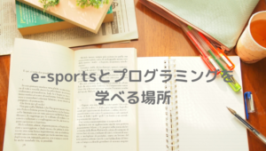 eスポーツ、プログラミング、学ぶ